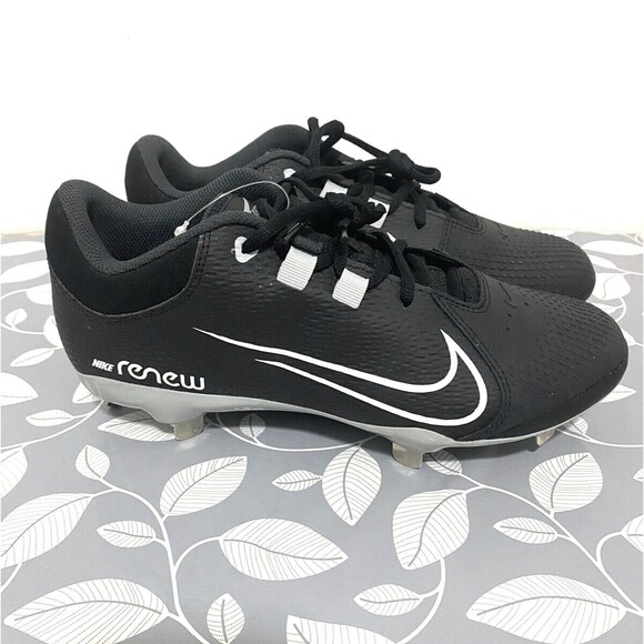 Nike Renew Hyperdiamond 4 Softball Cleats Size 9 Women Unisex Black Gray - Picture 1 of 11